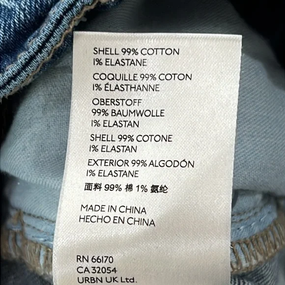 Anthropologie Pilcro Vintage Straight Jeans Size 26 - Picture 7 of 8